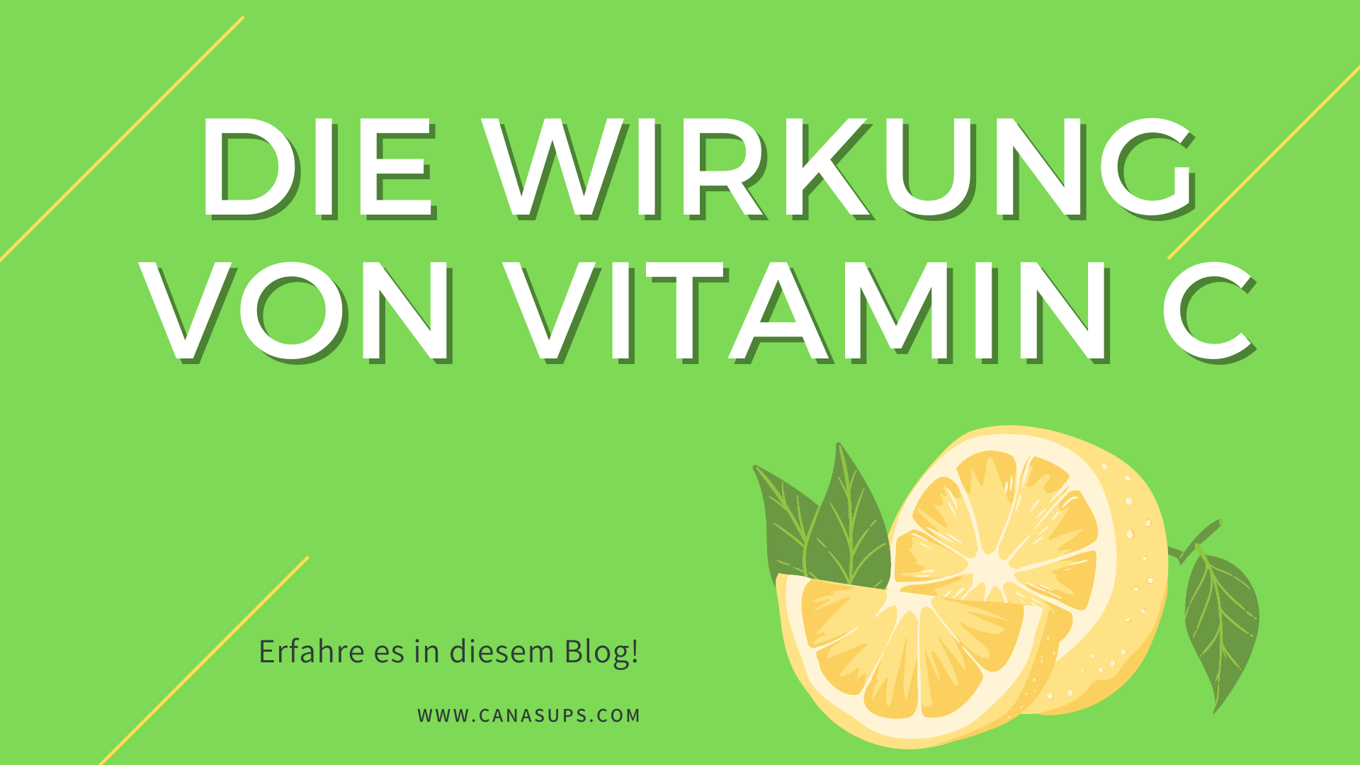 Wirkung Vitamin C CanaSups