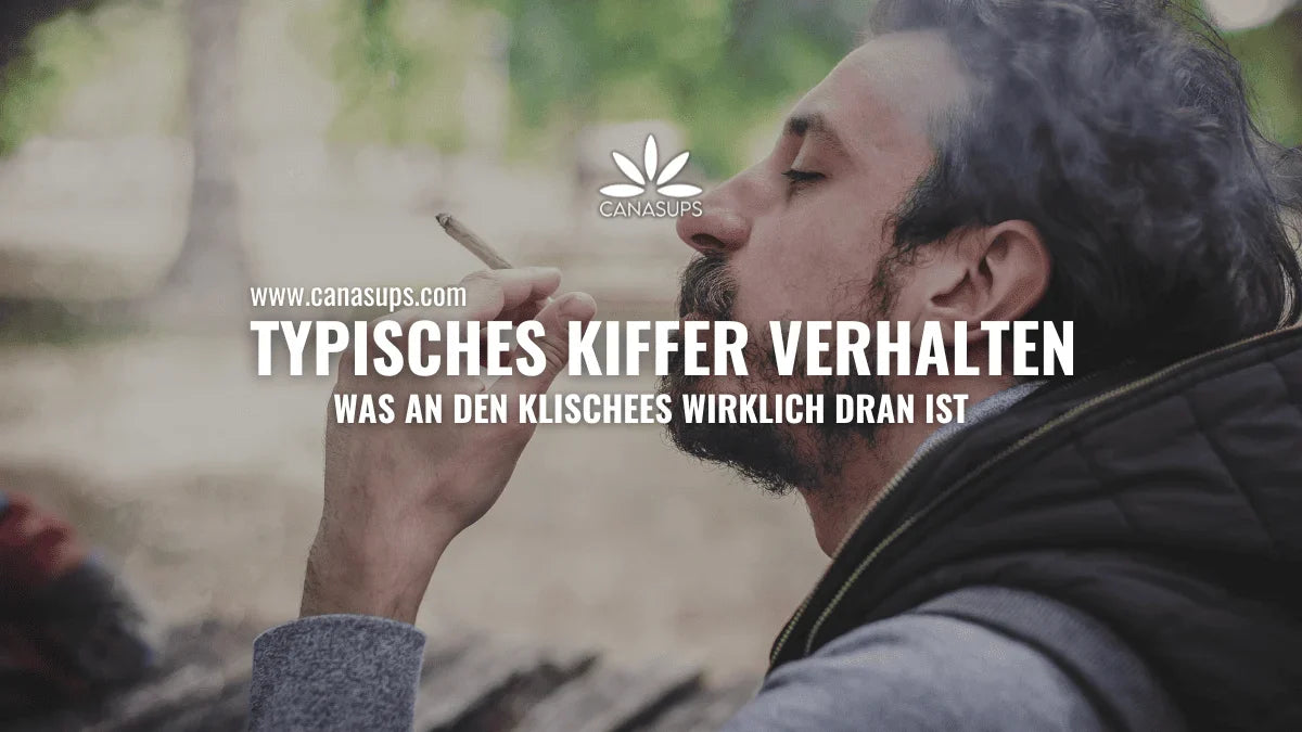 Mann raucht einen Joint – Titelbild zum Faktencheck über typisches Kiffer Verhalten und bekannte Klischees.