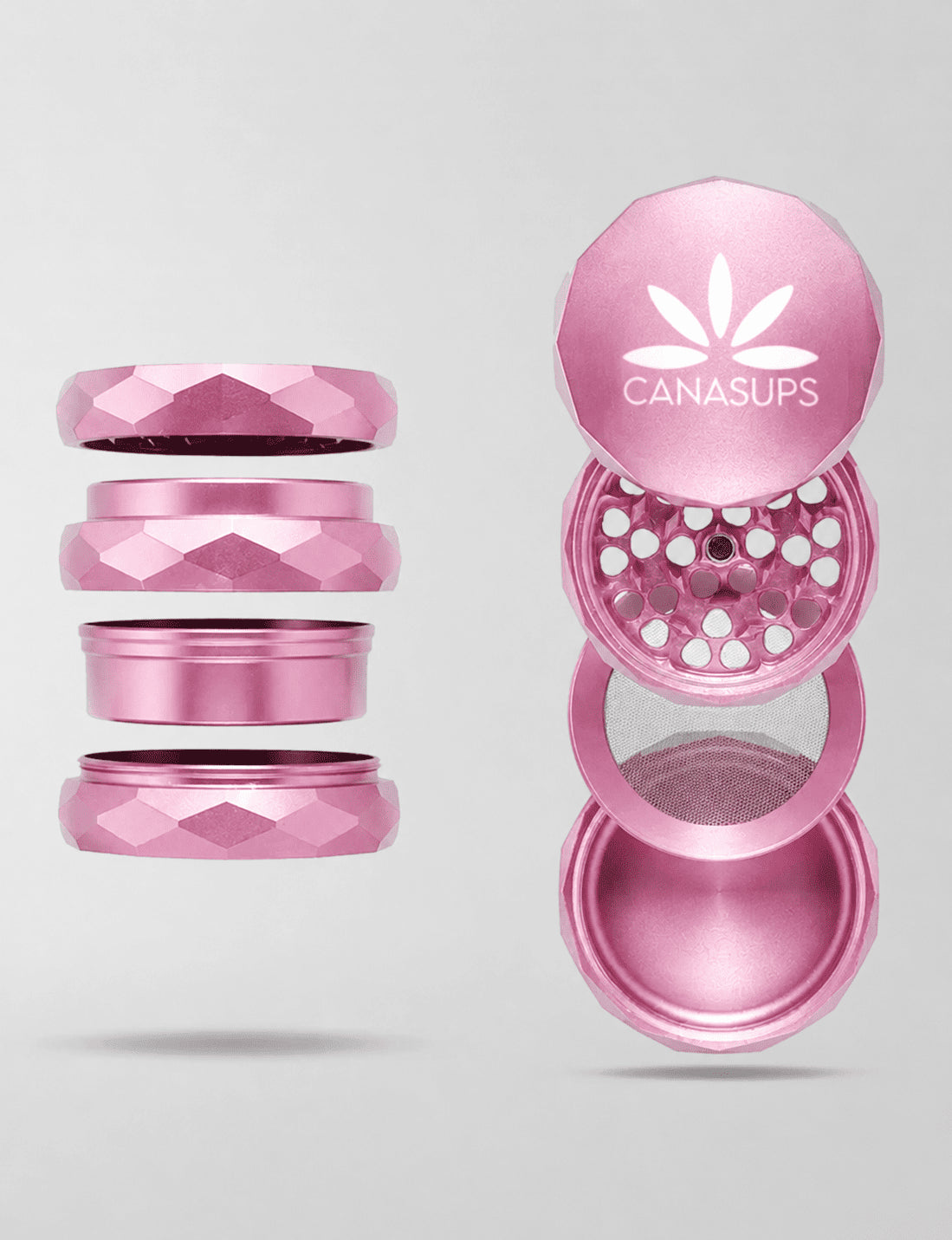 CANASUPS x NV | Pyramid Grinder - 4-teilig - Ø63mm - Canasups