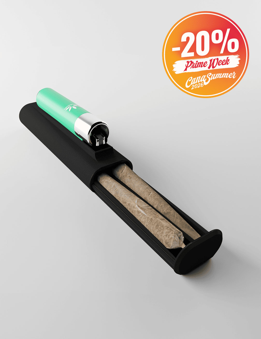 Canasups PIGGYPACK Jointtube + Lighter Holder