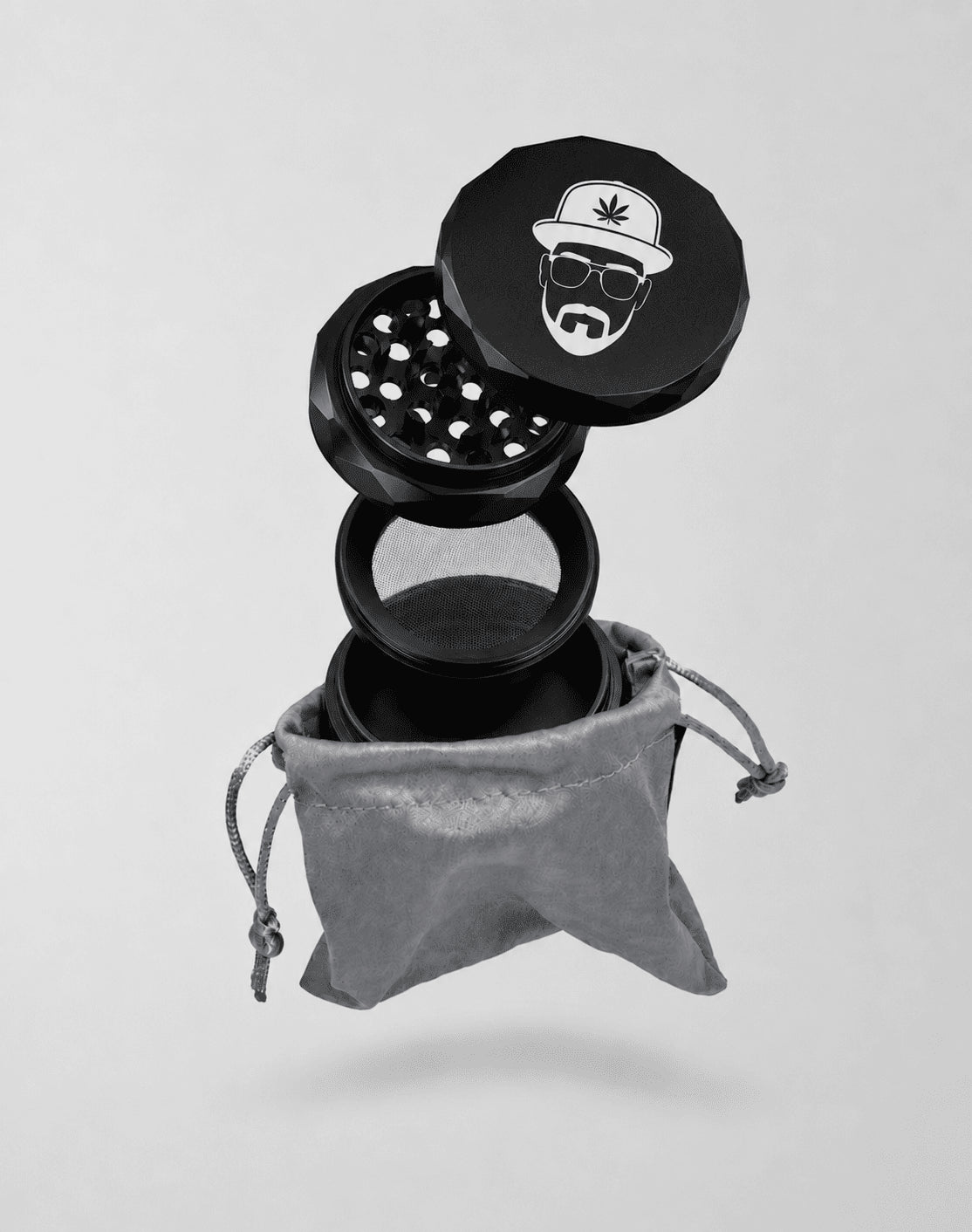 Mark Verkoster x NV | Pyramid Grinder - 4-teilig - Ø63mm - Canasups