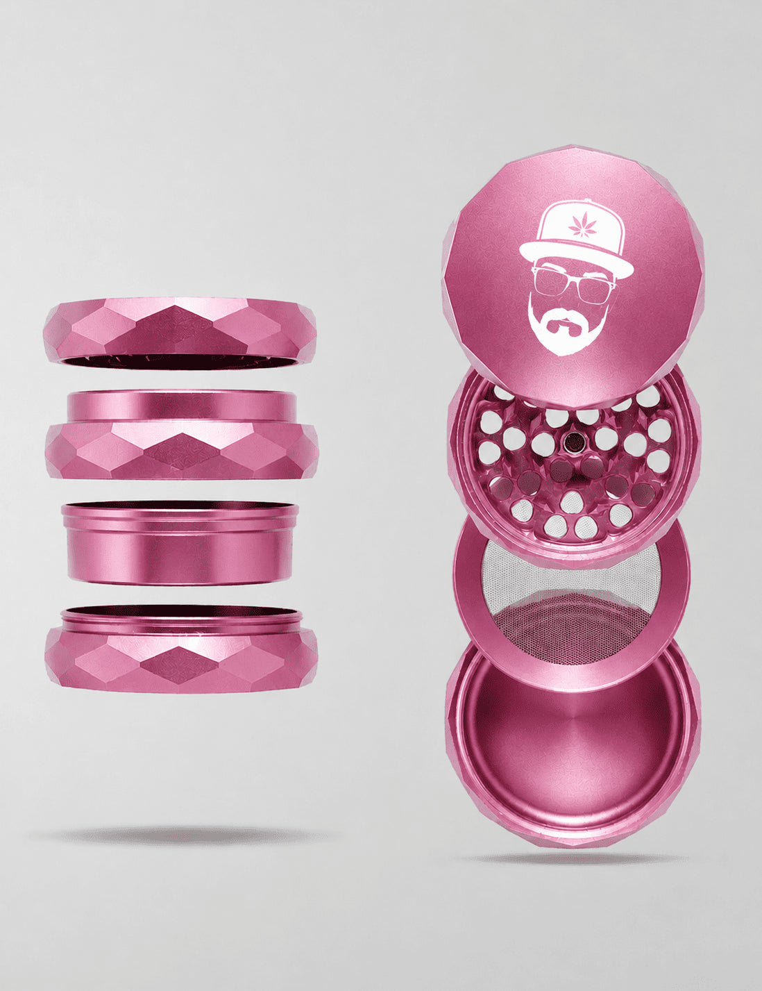 Mark Verkoster x NV | Pyramid Grinder - 4-teilig - Ø63mm - Canasups
