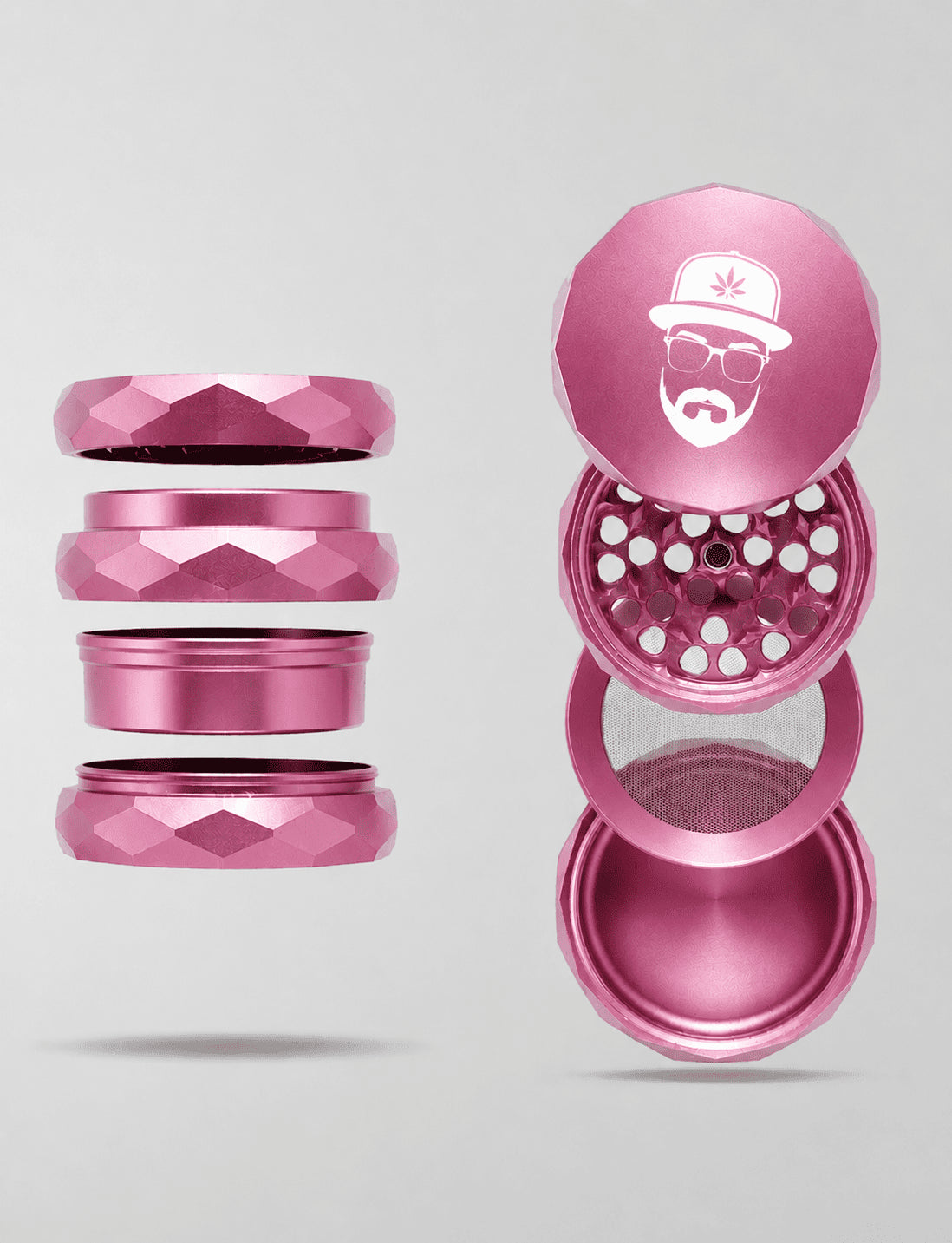 Mark Verkoster x NV | Pyramid Grinder - 4-teilig - Ø63mm - Canasups