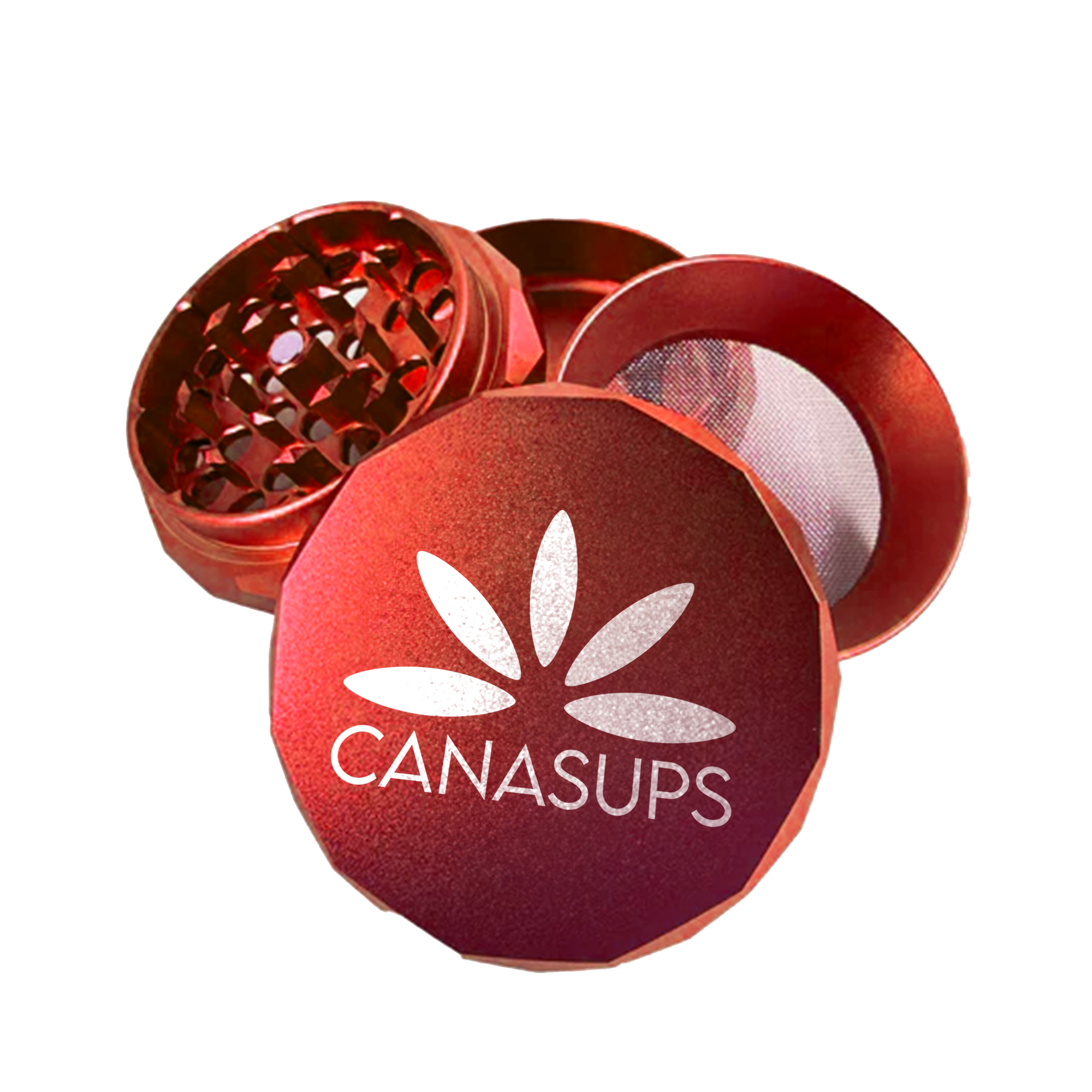 CANASUPS x NV | Pyramid Grinder - 4-teilig - Ø63mm - Canasups