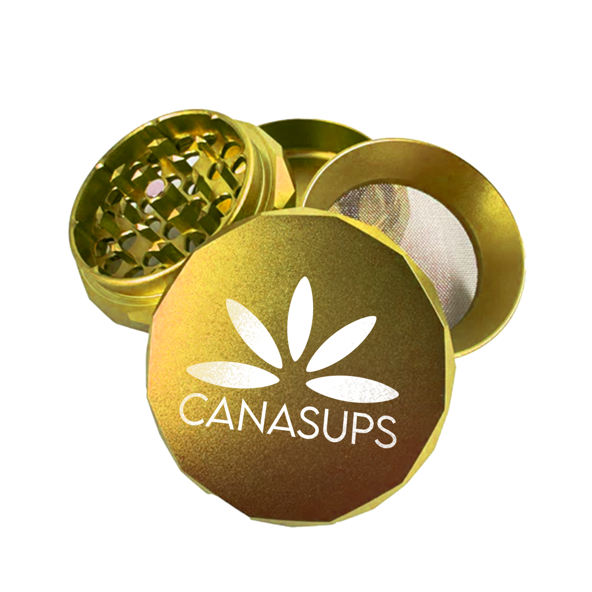 CANASUPS x NV | Pyramid Grinder - 4-teilig - Ø63mm - Canasups