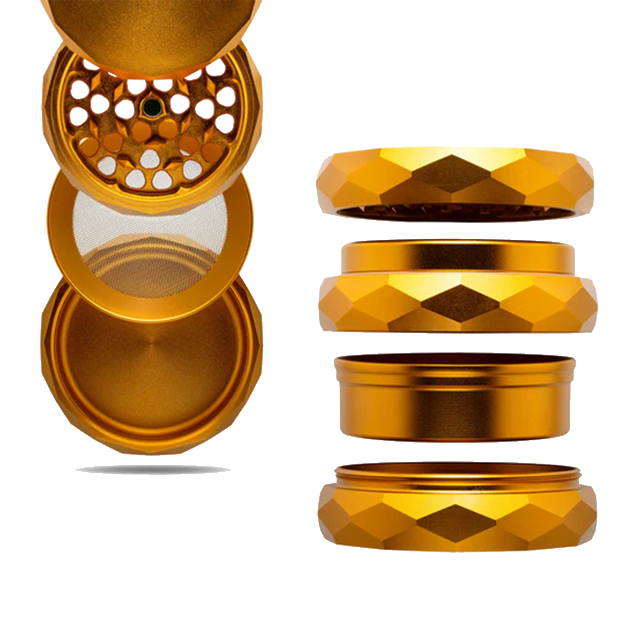 CANASUPS x NV | Pyramid Grinder - 4-teilig - Ø63mm - Canasups